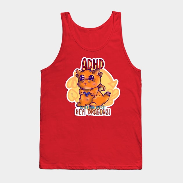 ADHD Dragon Tank Top by Sutilmente